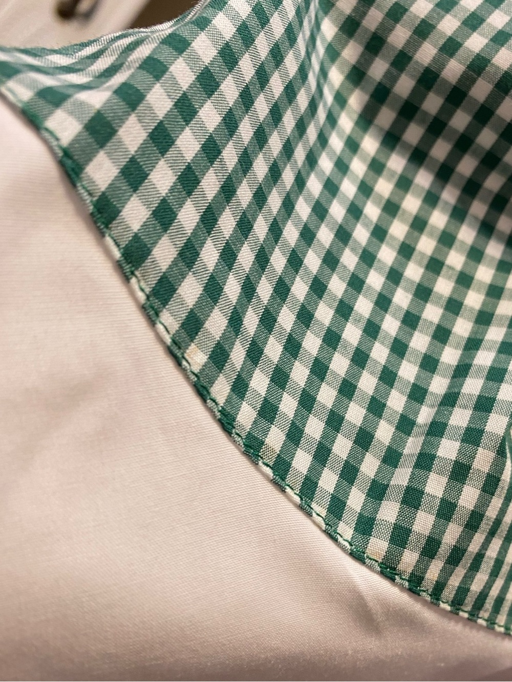 Rosalina Collections Green Gingham Tie-Strap Dress White Ruffle Hem NWT Size 5 - Picture 4 of 5